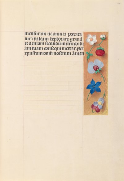Horas de la Reina Isabel la Católica, Reina de España: Fol. 269r, c. 1500 de Master of the First Prayerbook of Maximillian