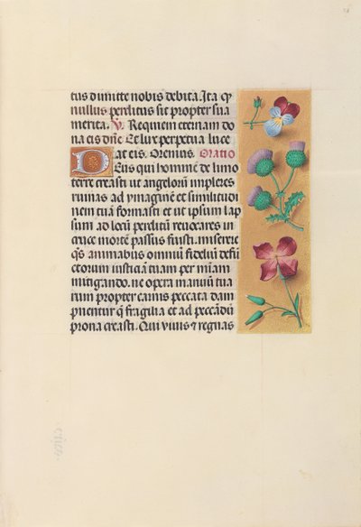 Horas de la Reina Isabel la Católica, Reina de España: Fol. 26r, c. 1500 de Master of the First Prayerbook of Maximillian