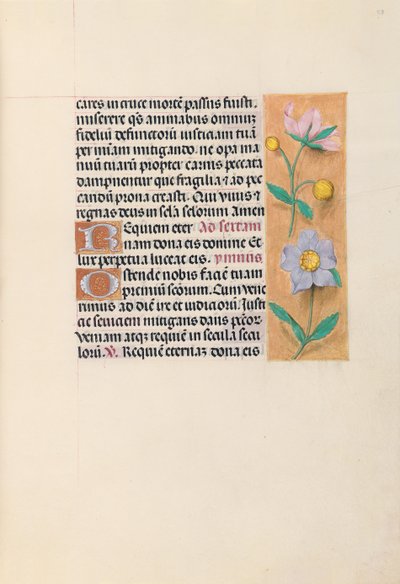 Horas de la Reina Isabel la Católica, Reina de España: Fol. 27r, c. 1500 de Master of the First Prayerbook of Maximillian