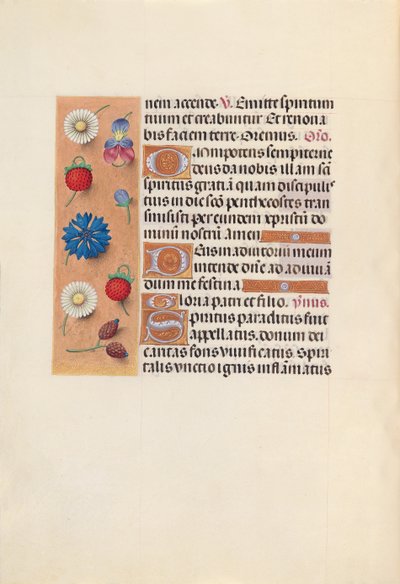 Horas de la Reina Isabel la Católica, Reina de España: Fol. 34v de Master of the First Prayerbook of Maximillian