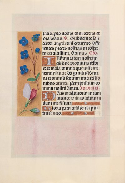 Horas de la Reina Isabel la Católica, Reina de España: Fol. 38v, c. 1500 de Master of the First Prayerbook of Maximillian