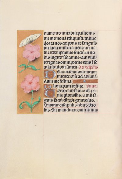Horas de la Reina Isabel la Católica, Reina de España: Fol. 47v, c. 1500 de Master of the First Prayerbook of Maximillian