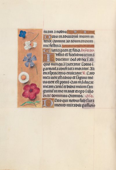 Horas de la Reina Isabel la Católica, Reina de España: Fol. 48v de Master of the First Prayerbook of Maximillian