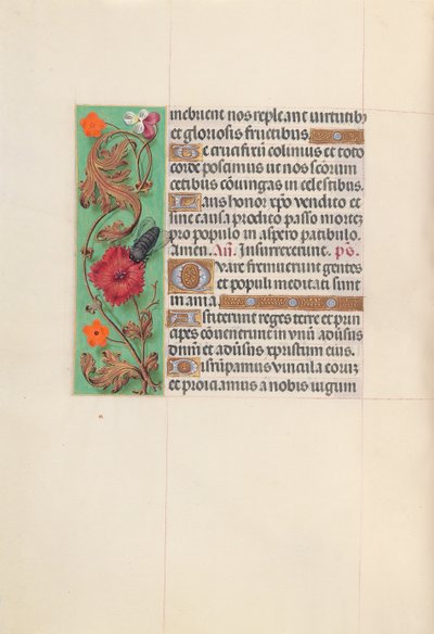Horas de la Reina Isabel la Católica, Reina de España: Fol. 52v de Master of the First Prayerbook of Maximillian