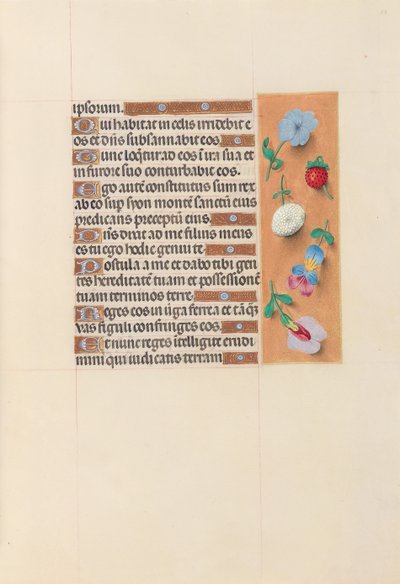 Horas de la Reina Isabel la Católica, Reina de España: Fol. 53r, c. 1500 de Master of the First Prayerbook of Maximillian