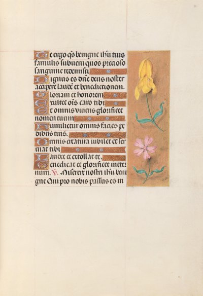 Horas de la Reina Isabel la Católica, Reina de España: Fol. 56r, c. 1500 de Master of the First Prayerbook of Maximillian
