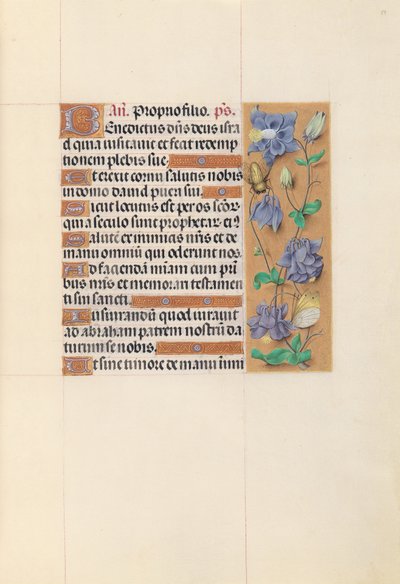 Horas de la Reina Isabel la Católica, Reina de España:  Fol. 59r de Master of the First Prayerbook of Maximillian