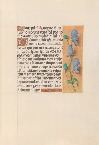 Horas de la Reina Isabel la Católica, Reina de España: Fol. 60r, c. 1500 de Master of the First Prayerbook of Maximillian