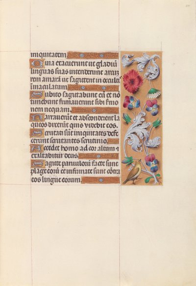 Horas de la Reina Isabel la Católica, Reina de España: Fol. 64r, c. 1500 de Master of the First Prayerbook of Maximillian