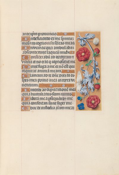 Horas de la Reina Isabel la Católica, Reina de España: Fol. 70r, c. 1500 de Master of the First Prayerbook of Maximillian