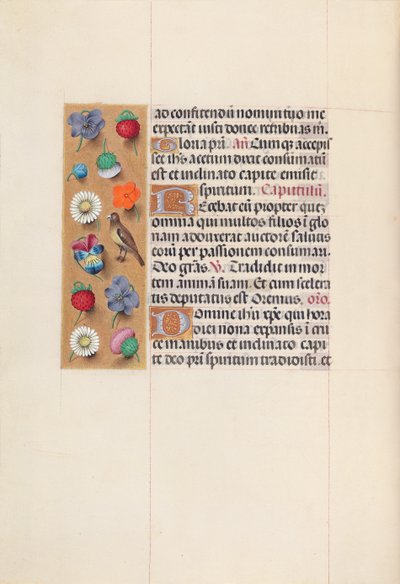 Horas de la Reina Isabel la Católica, Reina de España: Fol. 70v, c. 1500 de Master of the First Prayerbook of Maximillian