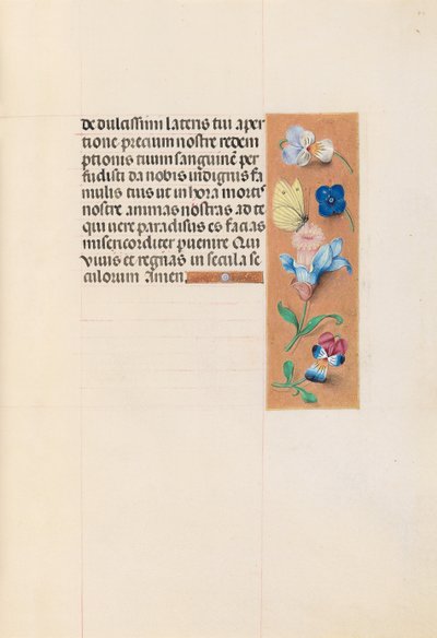 Horas de la Reina Isabel la Católica, Reina de España: Fol. 71r, c. 1500 de Master of the First Prayerbook of Maximillian