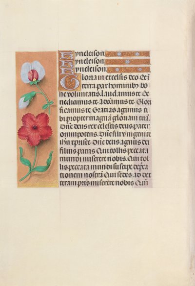 Horas de la Reina Isabel la Católica, Reina de España: Fol. 89v, c. 1500 de Master of the First Prayerbook of Maximillian