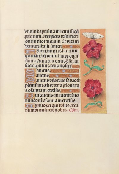 Horas de la Reina Isabel la Católica, Reina de España: Fol. 92r, c. 1500 de Master of the First Prayerbook of Maximillian