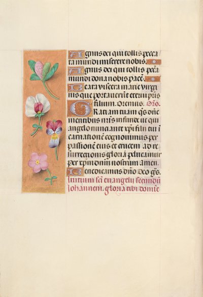 Horas de la Reina Isabel la Católica, Reina de España: Fol. 92v, c. 1500 de Master of the First Prayerbook of Maximillian