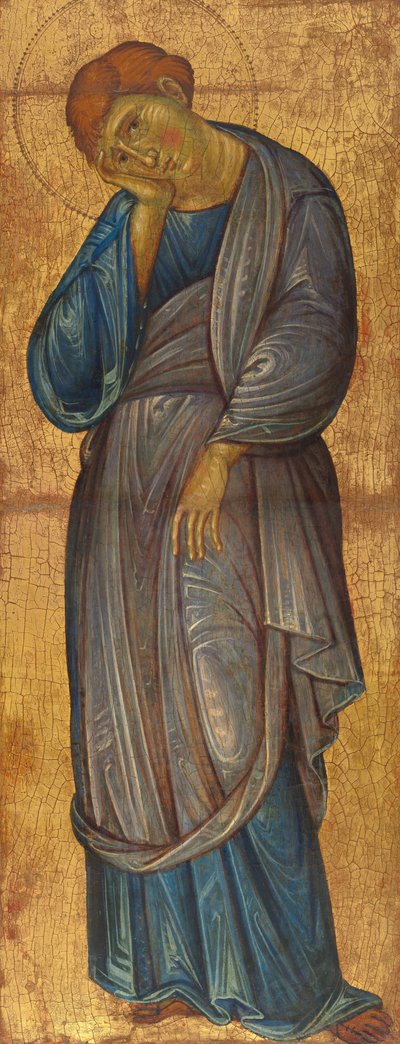 San Juan Evangelista en duelo, c. 1270-1275 de Master of the Franciscan Crucifixes