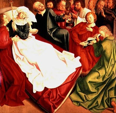 La Muerte de la Virgen de Master of the Freising Visitation