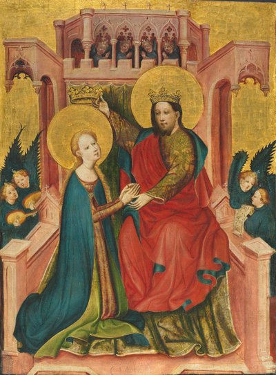 Coronación de la Virgen de Master of the Fröndenberg Altarpiece