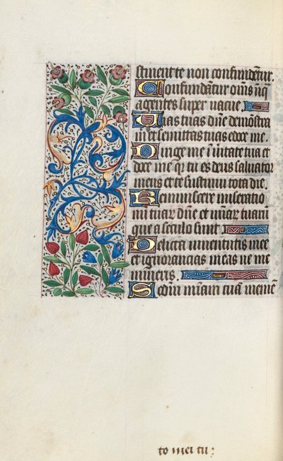 Libro de Horas (Uso de Ruán): fol. 118v de Master of the Geneva Latini
