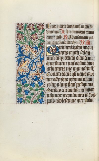 Libro de Horas (Uso de Ruán): fol. 122v de Master of the Geneva Latini