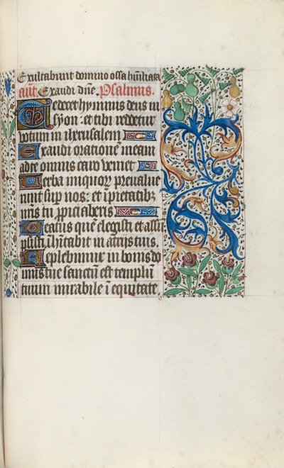 Libro de Horas (Uso de Ruán): fol. 136r de Master of the Geneva Latini