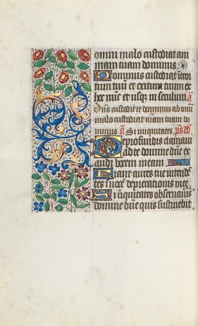 Libro de Horas Uso de Ruan: fol. 105v, c. 1470 de Master of the Geneva Latini