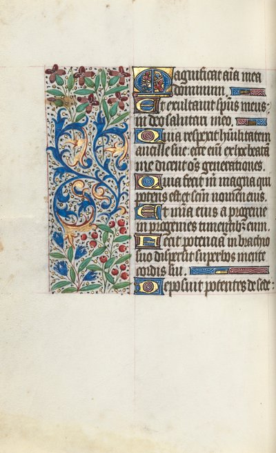 Libro de Horas Uso de Rouen: fol. 107v de Master of the Geneva Latini