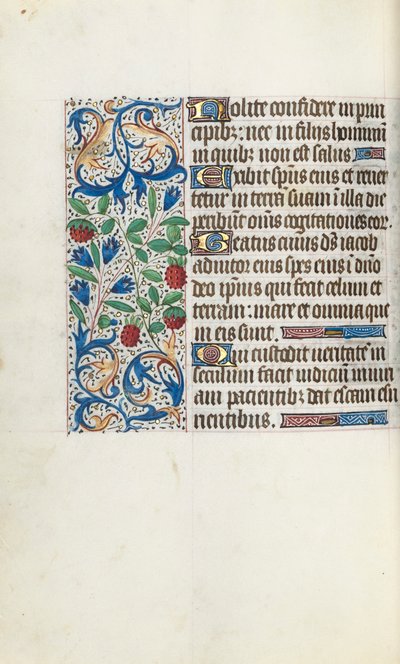 Libro de Horas Uso de Rouen: fol. 108v, c. 1470 de Master of the Geneva Latini