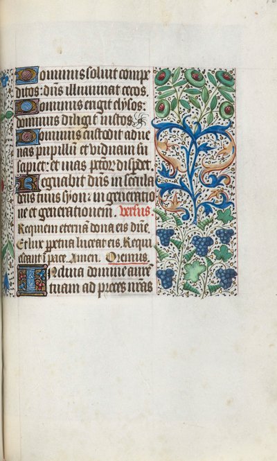 Libro de horas Uso de Rouen: fol. 109r, c. 1470 de Master of the Geneva Latini