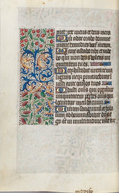 Libro de Horas Uso de Ruan: fol. 110v, c. 1470 de Master of the Geneva Latini
