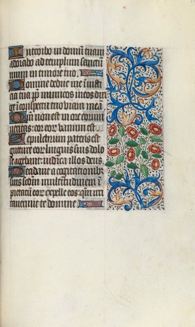 Libro de Horas Uso de Rouen: fol. 111r, c. 1470 de Master of the Geneva Latini