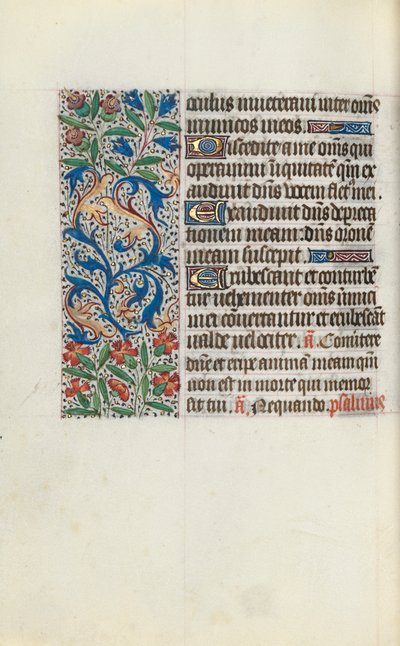 Libro de Horas Uso de Rouen: fol. 112v, c. 1470 de Master of the Geneva Latini
