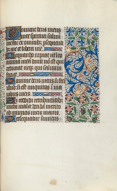 Libro de Horas Uso de Rouen: fol. 113r, c. 1470 de Master of the Geneva Latini