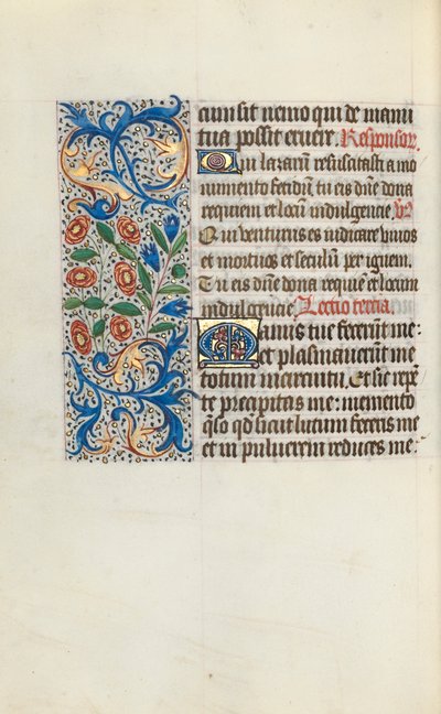Libro de Horas Uso de Rouen: fol. 116v, c. 1470 de Master of the Geneva Latini
