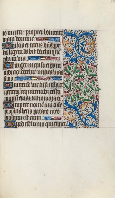Libro de horas uso de Rouen: fol. 119r, c. 1470 de Master of the Geneva Latini