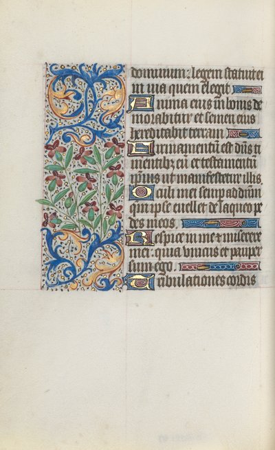 Libro de Horas Uso de Rouen: fol. 119v, c. 1470 de Master of the Geneva Latini