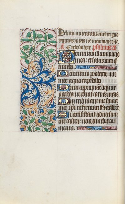 Libro de Horas Uso de Rouen: fol. 120v, c. 1470 de Master of the Geneva Latini