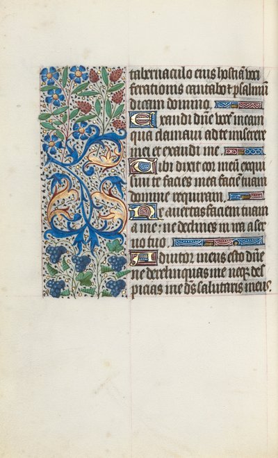 Libro de Horas Uso de Ruan: fol. 121v, c. 1470 de Master of the Geneva Latini