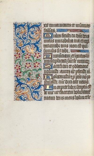 Libro de Horas Uso de Rouen: fol. 125v, c. 1470 de Master of the Geneva Latini