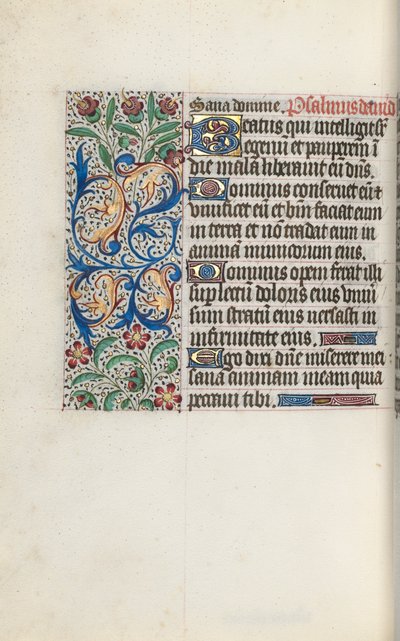 Libro de Horas Uso de Rouen: fol. 127v, c. 1470 de Master of the Geneva Latini