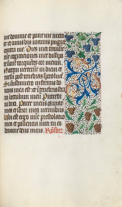 Libro de Horas Uso de Rouen: fol. 131r de Master of the Geneva Latini