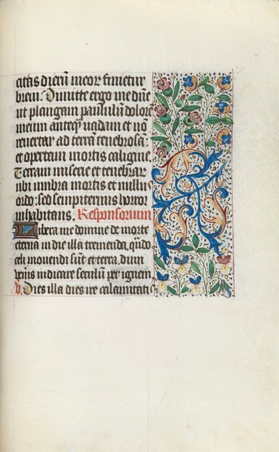 Libro de Horas Uso de Rouen: fol. 133r, c. 1470 de Master of the Geneva Latini