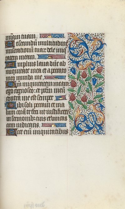 Libro de Horas Uso de Rouen: fol. 134r, c. 1470 de Master of the Geneva Latini
