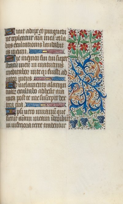 Libro de Horas Uso de Rouen: fol. 138r, c. 1470 de Master of the Geneva Latini