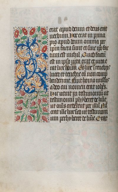 Libro de Horas Uso de Rouen: fol. 13v, c. 1470 de Master of the Geneva Latini