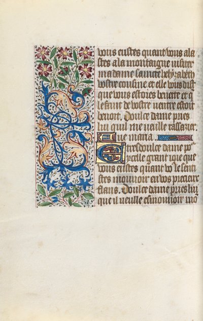Libro de Horas Uso de Rouen: fol. 147v, c. 1470 de Master of the Geneva Latini