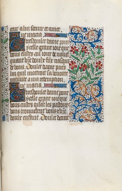 Libro de Horas Uso de Rouen: fol. 148r, c. 1470 de Master of the Geneva Latini