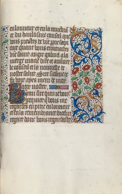 Libro de Horas Uso de Rouen: fol. 152r, c. 1470 de Master of the Geneva Latini
