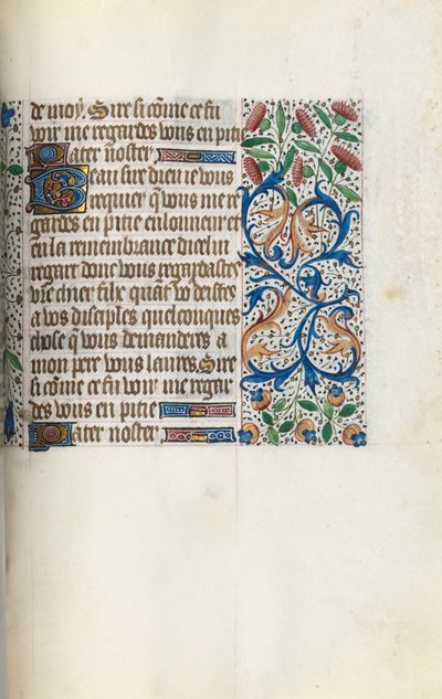 Libro de Horas Uso de Rouen: fol. 153r, c. 1470 de Master of the Geneva Latini