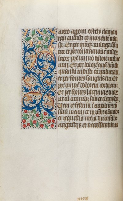 Libro de Horas Uso de Rouen: fol. 20v, c. 1470 de Master of the Geneva Latini